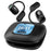 LX80 Wireless Sport Earphones Touch Control Bluetooth-Compatible Ear Hanging Headset - Black - 1