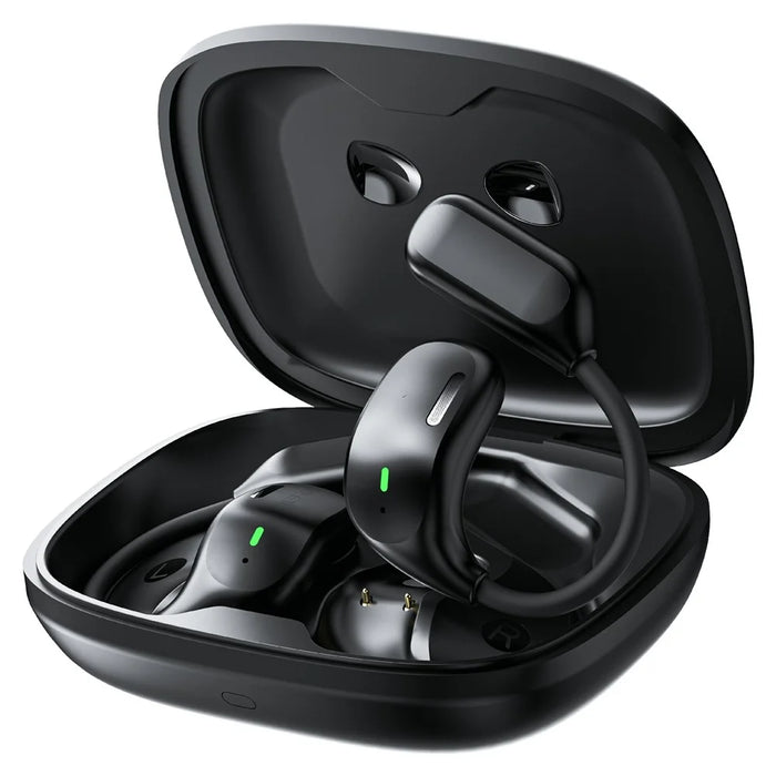 LX80 Wireless Sport Earphones Touch Control Bluetooth-Compatible Ear Hanging Headset - Black - 2