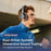 LC6200 Bluetooth-Compatible Foldable Headphone Open-Ear Wireless ENC Noise Cancelling Headset - Black - 3