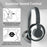 LC6200 Bluetooth-Compatible Foldable Headphone Open-Ear Wireless ENC Noise Cancelling Headset - Black - 5