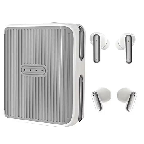 XG16 Wireless Earbuds 2 Pairs Couple Bluetooth-Compatible High Definition Calls In-Ear Running Sports Headset - White - 1