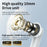 LX50 Bluetooth-Compatible Earphones In Ear ANC Noise Cancelling Headset with Touch Control Color Screen Charging Case - White - 6