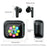 LX50 Bluetooth-Compatible Earphones In Ear ANC Noise Cancelling Headset with Touch Control Color Screen Charging Case - White - 7