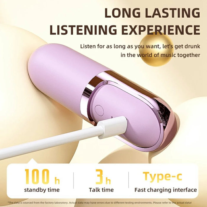 S13 Wireless Earbuds Sleep Aid Headset with Massage Function Vibration Mode Noise Cancelling for Relaxation / Stress Relief - White - 6