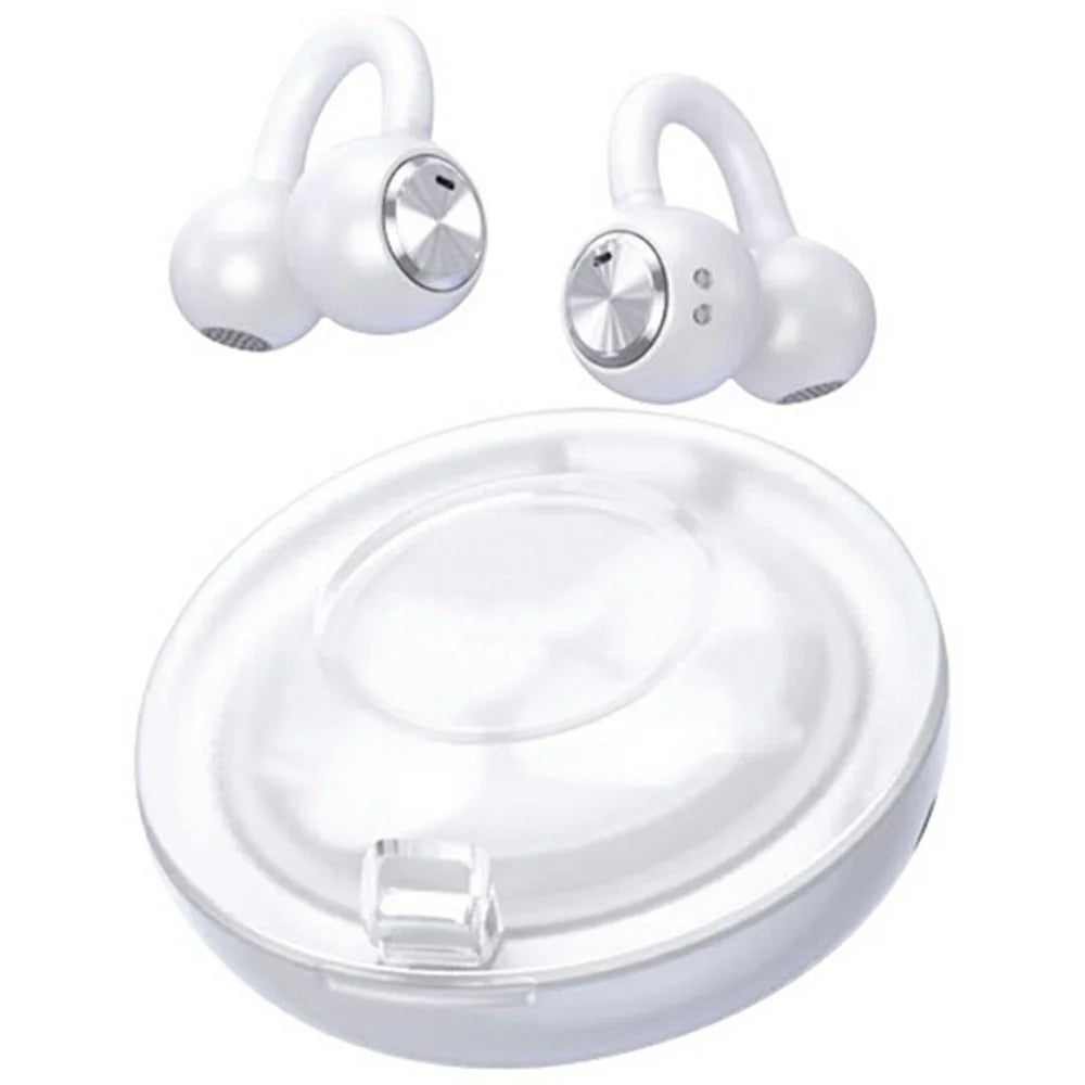 DL3 Ear Clip Wireless Bluetooth-compatible Earphones HiFi Sound Noise Reduction Earbuds - White - 1