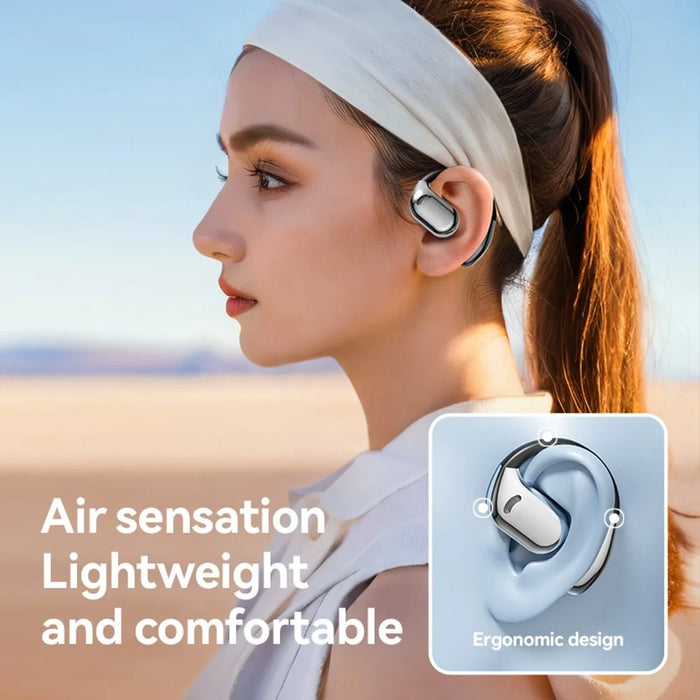 Smart AI Translation Earbuds ANC Noise Cancellation Multilingual Translator Open Ear Bluetooth-compatible Earphones - Black - 5