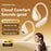 Open Ear Wireless Earbuds Noise Reduction Bluetooth-compatible Headphones with Leather Coated Charging Case - Nude - 5