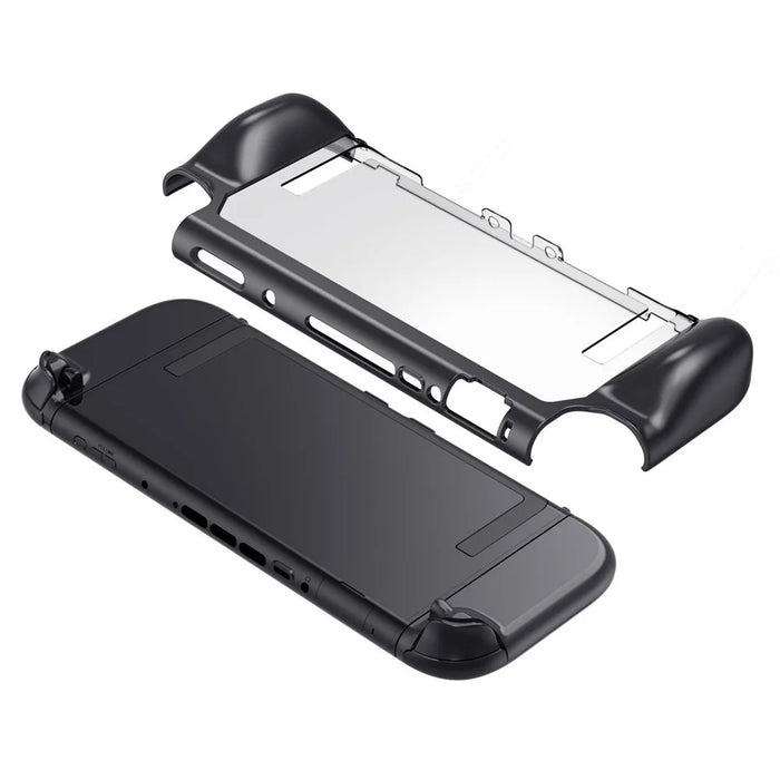 For Nintendo Switch 2 Protective Case PC + TPU Kickstand Game Console Clear Cover - 1