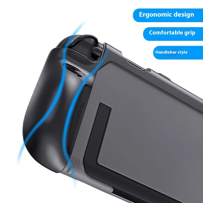 For Nintendo Switch 2 Protective Case PC + TPU Kickstand Game Console Clear Cover - 6