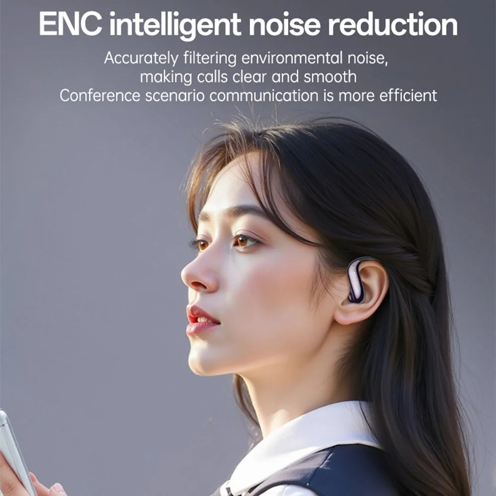 YESIDO YSP28 OWS Business Sports Bluetooth-Compatible Earphones Open Ear Design ENC Noise Cancellation Headset - 2