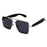 GT-30 AI Translation Smart Glasses HD Audio Bluetooth-compatible Music Calling UV Protection Sunglasses - Silver+Grey - 2