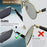 GT-30 AI Translation Smart Glasses HD Audio Bluetooth-compatible Music Calling UV Protection Sunglasses - Silver+Grey - 5