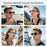 GT-30 AI Translation Smart Glasses HD Audio Bluetooth-compatible Music Calling UV Protection Sunglasses - Silver+Grey - 7