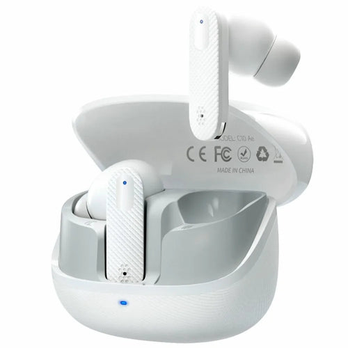 FINEBLUE Wireless Stereo TWS Earphones Dual Mic ANC Noise Cancellation Bluetooth-Compatible Headsets - White - 1