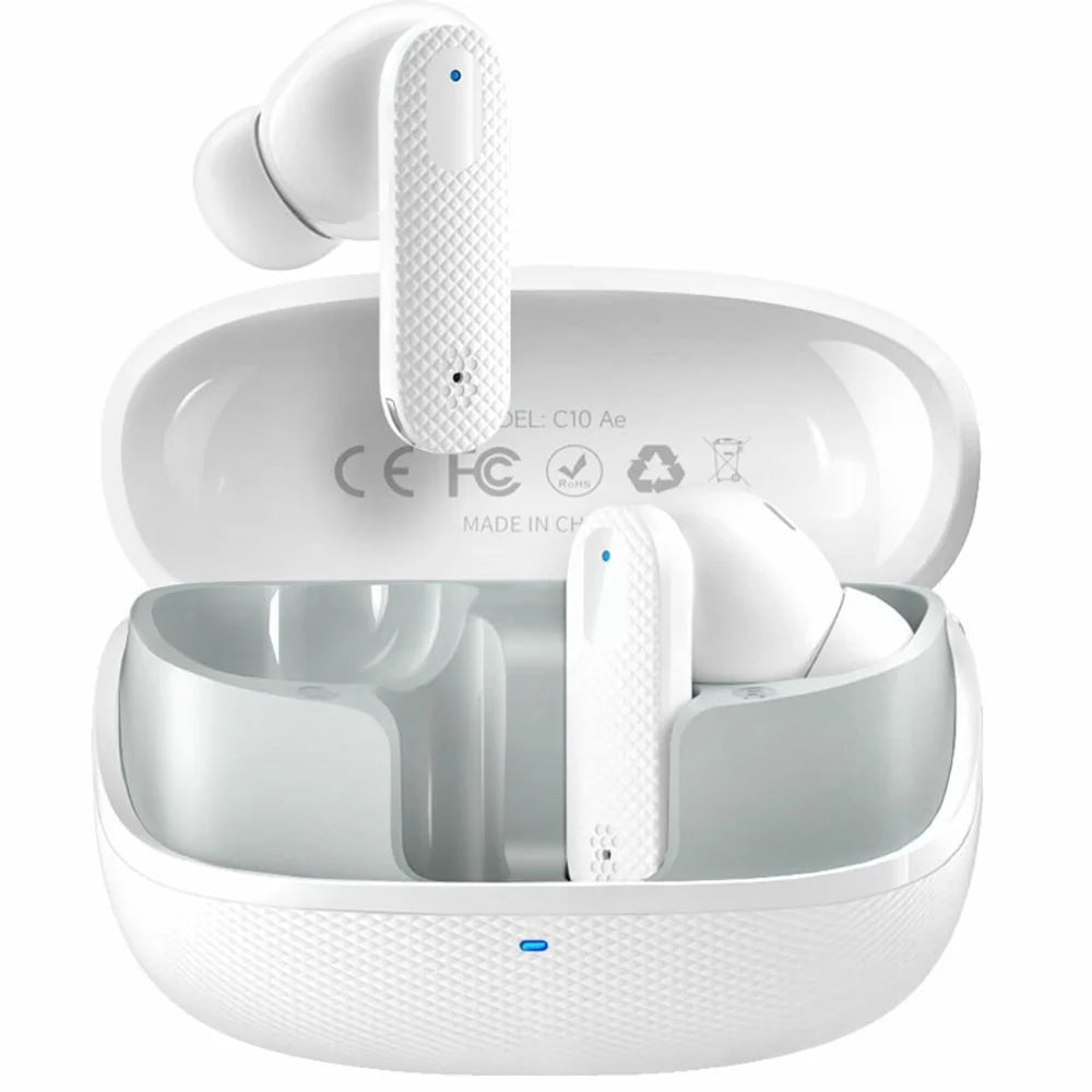 FINEBLUE Wireless Stereo TWS Earphones Dual Mic ANC Noise Cancellation Bluetooth-Compatible Headsets - White - 2