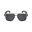 GY100 AI Translation Wireless Eyeglasses Touch Control HD Audio Bluetooth-compatible Smart Glasses - Silver Frame+Grey Lens - 2
