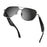 GY100 AI Translation Wireless Eyeglasses Touch Control HD Audio Bluetooth-compatible Smart Glasses - Silver Frame+Grey Lens - 5