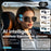 GY100 AI Translation Wireless Eyeglasses Touch Control HD Audio Bluetooth-compatible Smart Glasses - Silver Frame+Grey Lens - 6