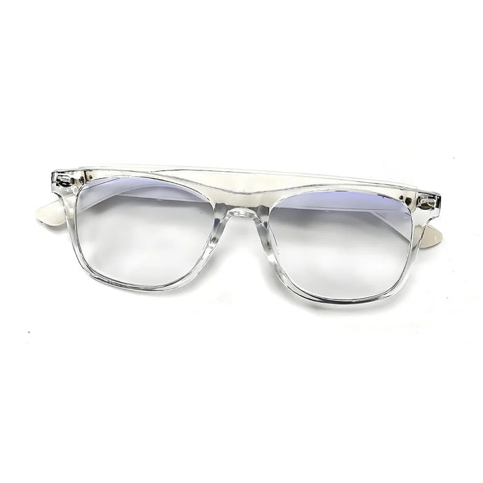 F16 AI Translation Bluetooth-compatible Earphone Glasses Touch Control Wireless Headset Smart Eyewear - Clear Frame / Anti Blue Light - 3