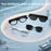 F16 AI Translation Bluetooth-compatible Earphone Glasses Touch Control Wireless Headset Smart Eyewear - Clear Frame / Anti Blue Light - 7