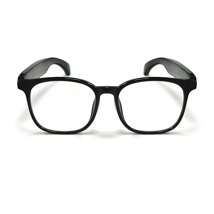 F19 Anti Blue Light Smart Eyewear Real Time AI Translation Wireless Bluetooth-compatible Earphone Glasses - Black Frame+Clear Lens - 5