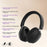 CAANKEI Wireless Headphones Active Noise Cancelling Bluetooth-Compatible Headset Over-Ear - Black - 2