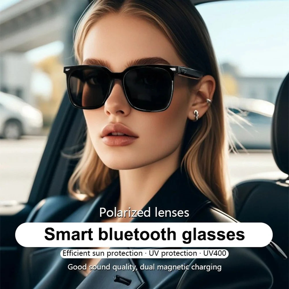 GS01 AI Translation Wireless Earphone Bluetooth-compatible Glasses Polarized Lens Smart Eyewear for Driving Cycling - 3