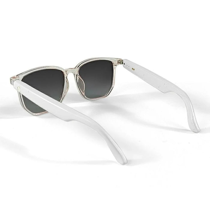 GS03 AI Translation Bluetooth-compatible Glasses Transparent Frame Smart Eyewear for Music Calls - Polarized Gradient Grey - 2