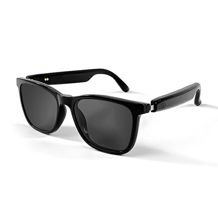 GS05 AI Translation Bluetooth-compatible Glasses Smart Eyewear with Magnetic Detachable Polarized Lens - Anti Blue Light+Polarized Black - 4