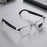 GS06 Wireless Music Earphone AI Translation Bluetooth-compatible Glasses Anti Blue Light Photochromic Lens Smart Eyewear - Gold Frame - 3