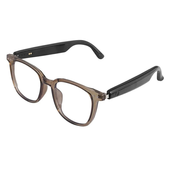 GS07 UV400 Photochromic Lens Bluetooth-compatible Music Call Glasses AI Translation Smart Eyewear - Coffee Frame - 1