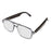 GS10 Multifunction AI Translation Bluetooth-compatible Music Glasses Photochromic Lens Smart Eyewear - Clear Dark Blue Frame - 1