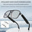 GS10 Multifunction AI Translation Bluetooth-compatible Music Glasses Photochromic Lens Smart Eyewear - Clear Dark Blue Frame - 4