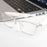 GS13 Photochromic Lens Smart Eyewear AI Translation Wireless Headset Bluetooth-compatible Glasses - Gold+White Frame - 3
