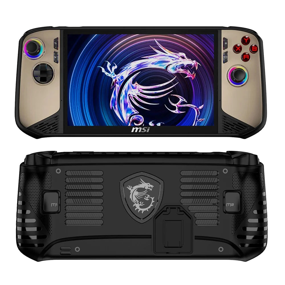For MSI Claw 8 AI+ TPU Case with Kickstand Gaming Console Protective Cover - 1