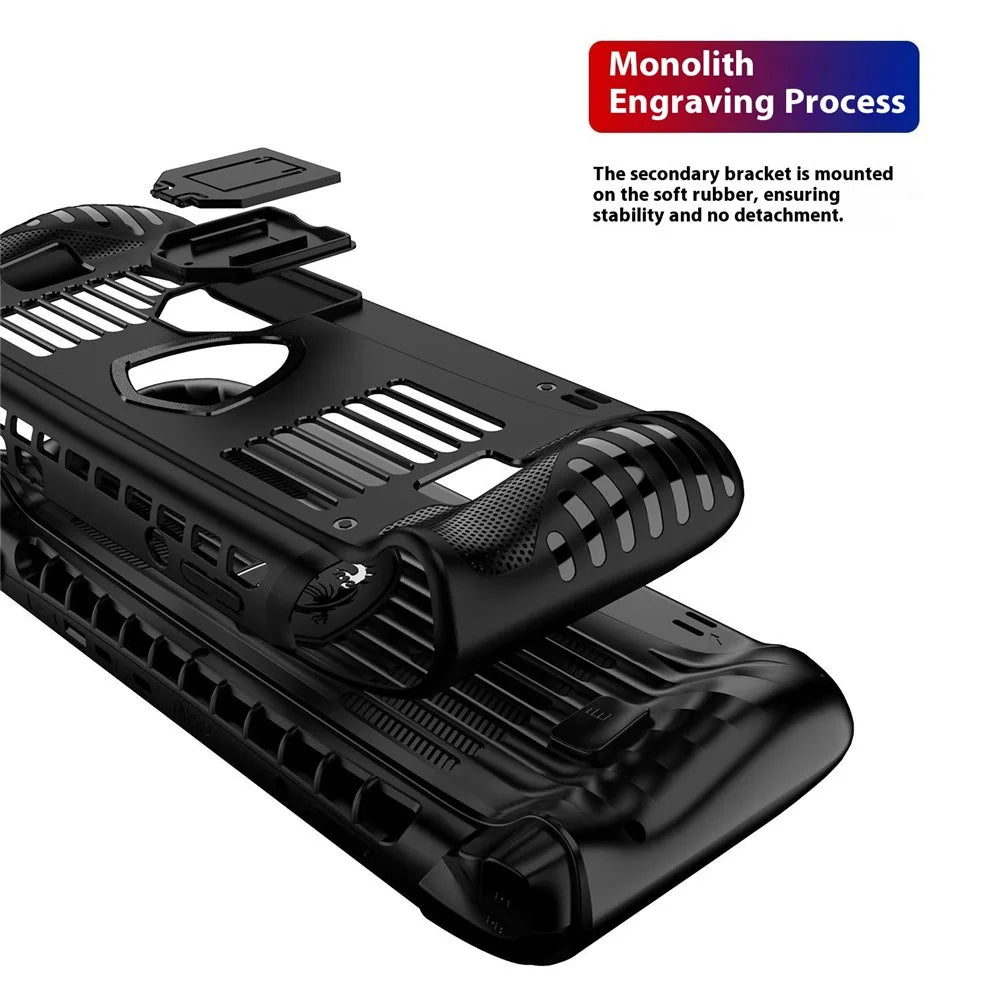 For MSI Claw 8 AI+ TPU Case with Kickstand Gaming Console Protective Cover - 2