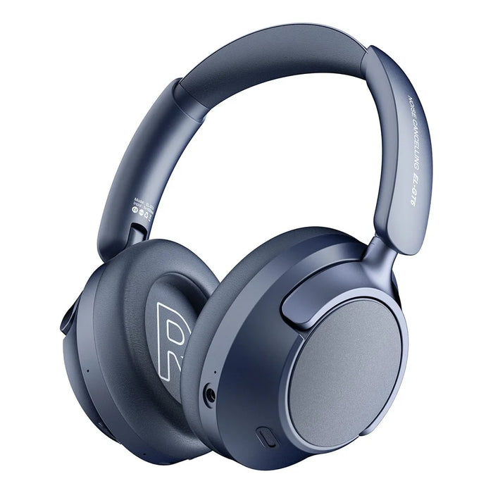 EL-GT6 ANC Noise Cancelling Low Latency Gaming Headset HiFi Sound Over Ear Bluetooth-compatible Headphones - Blue - 2