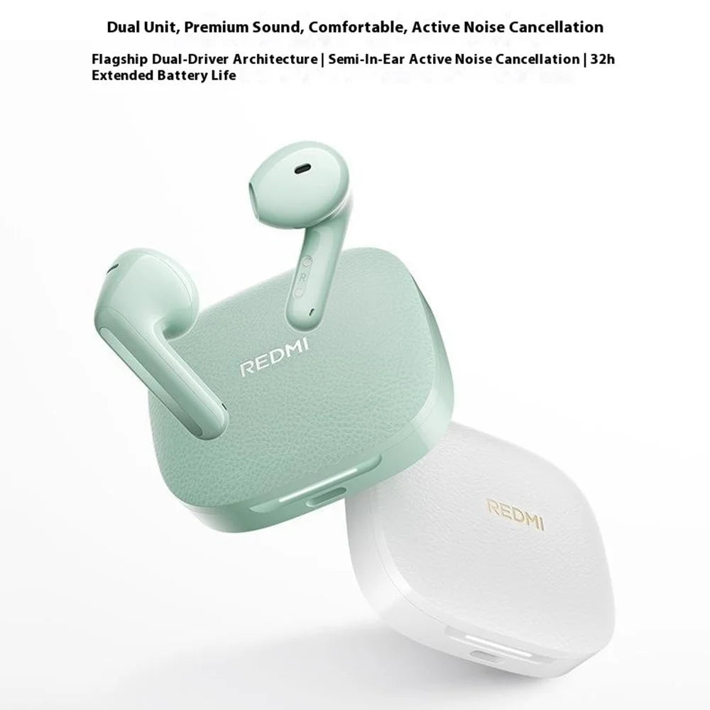 XIAOMI Redmi Buds 7S Bluetooth-compatible Earbuds Semi In Ear Active Noise Cancelling Earphones (Chinese Version) - Cyan - 2