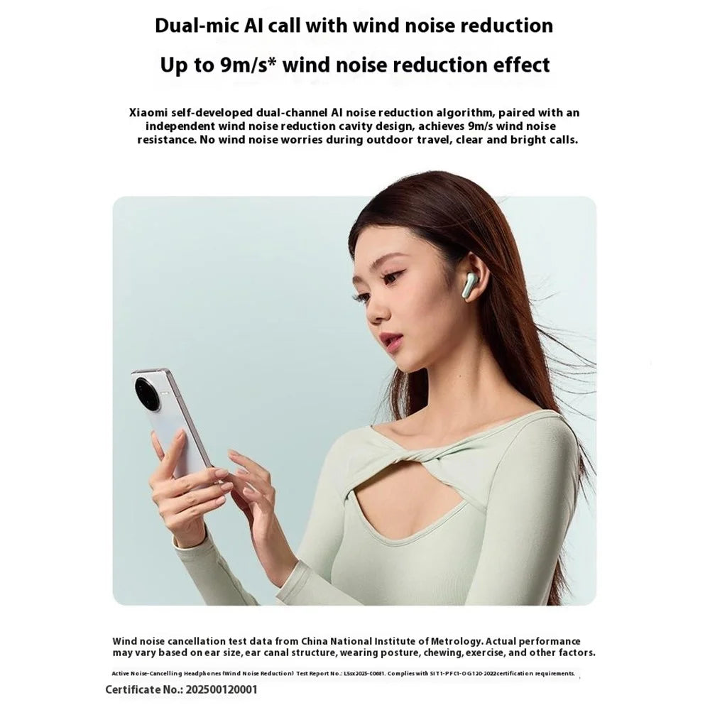 XIAOMI Redmi Buds 7S Bluetooth-compatible Earbuds Semi In Ear Active Noise Cancelling Earphones (Chinese Version) - Cyan - 6