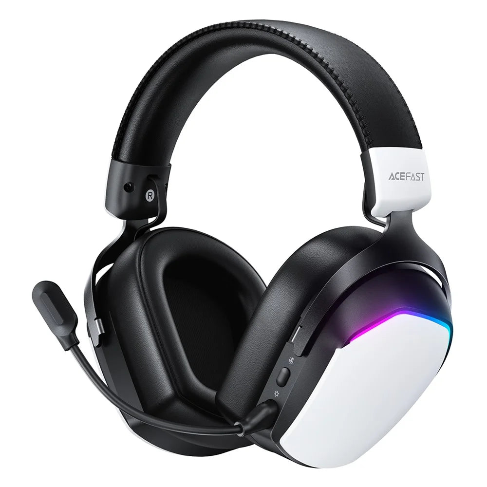 ACEFAST H11 Low Latency Gaming Headset Bluetooth-compatible Wireless Over Ear Headphones with Detachable Mic - 1