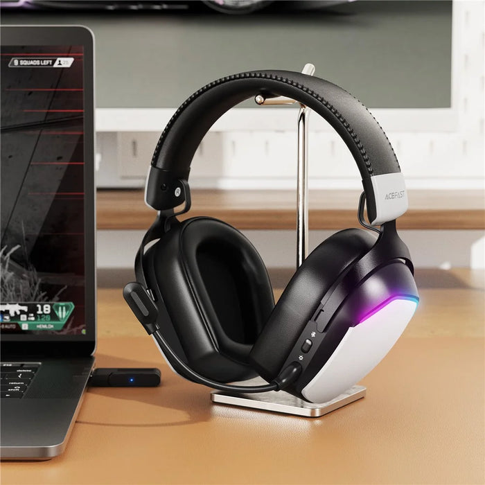 ACEFAST H11 Low Latency Gaming Headset Bluetooth-compatible Wireless Over Ear Headphones with Detachable Mic - 6