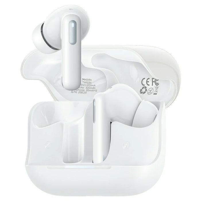 YESIDO TWS34 Bluetooth-compatible Earbuds Dual Mic ANC + ENC Noise Cancelling Touch Control Wireless Earphones - 1