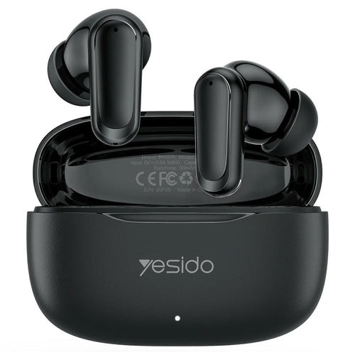 YESIDO TWS38 In Ear Bluetooth-compatible 5.4 Earbuds True Wireless Stereo Touch Control Earphones - Black - 1