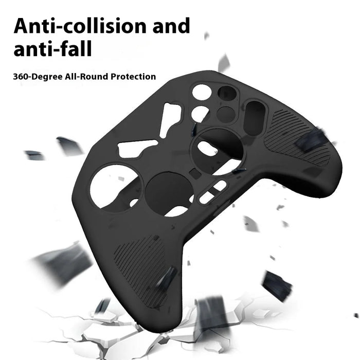 Silicone Protective Case for Flydigi Vader 4 Pro Wireless Controller Protector Skin Cover - Black - 2