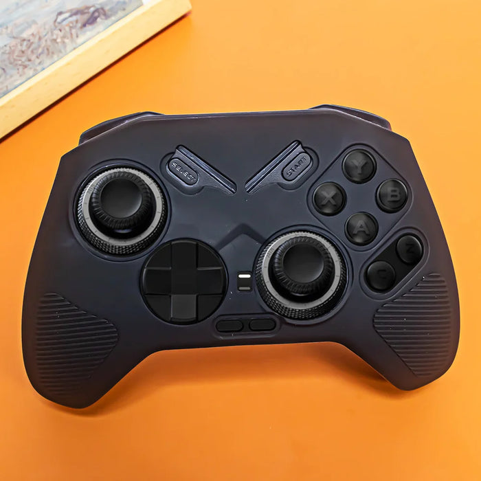 Silicone Protective Case for Flydigi Vader 4 Pro Wireless Controller Protector Skin Cover - Black - 4