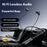 i58 Bluetooth-compatible Neckband Headphones Digital Display 80h Battery Life HiFi Sports Wireless Earbuds - Black - 2