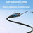 i58 Bluetooth-compatible Neckband Headphones Digital Display 80h Battery Life HiFi Sports Wireless Earbuds - Black - 7