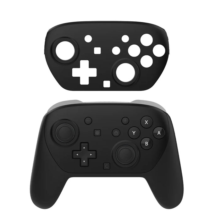 2Pcs For Nintendo Switch 2 Pro Game Controller Replacement Shell Plastic Protective Cover - Black - 2