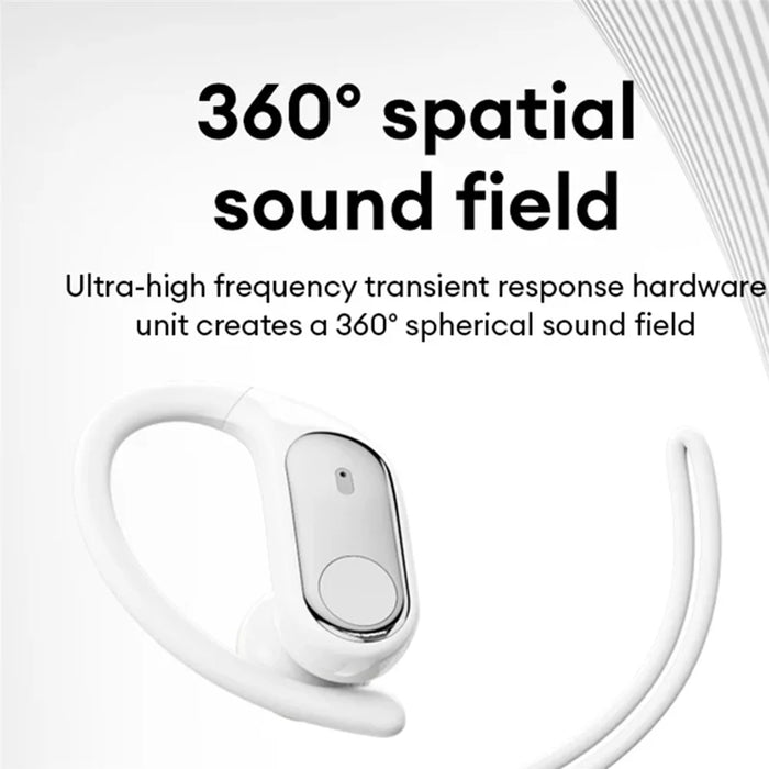 For LENOVO ThinkPlus LP79 Open Ear Wireless Earbuds Bluetooth-compatible True Wireless Headphones - Beige - 3