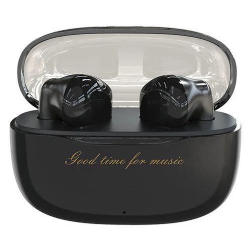 DUDAO U8 Semi In Ear Headphones Bluetooth-Compatible 5.3 Wireless Sports Earbuds Long Battery HiFi Sound - Black - 1